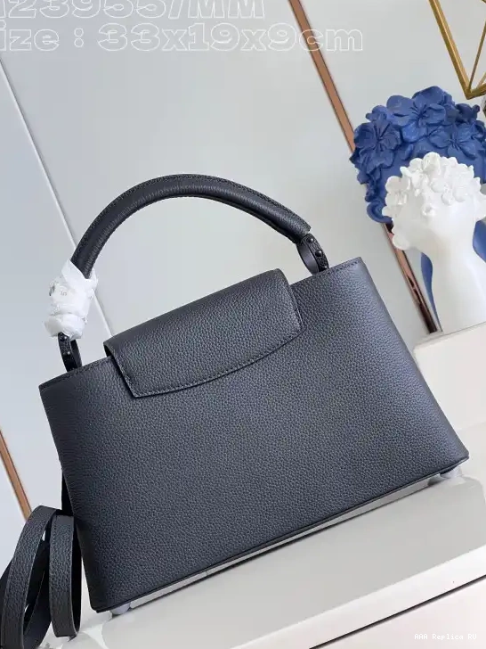 Aaa replica bags LOUIS VUITTON CAPUCINES MM-33*19*9CM 0520